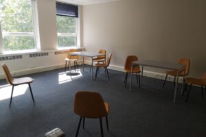 Regent Circus training room window view
