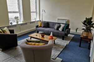 Room 6 Regent Circus sofa view